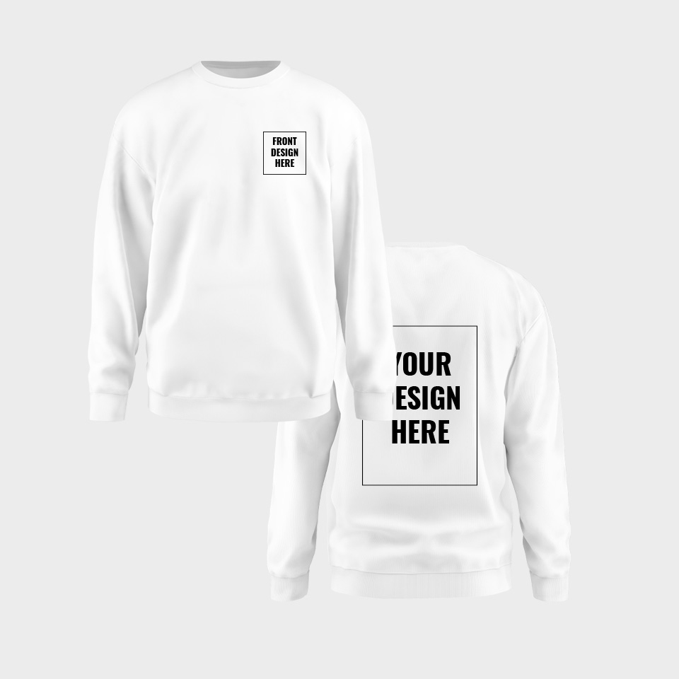4"X4" Custom Front & Back Sweatshirts