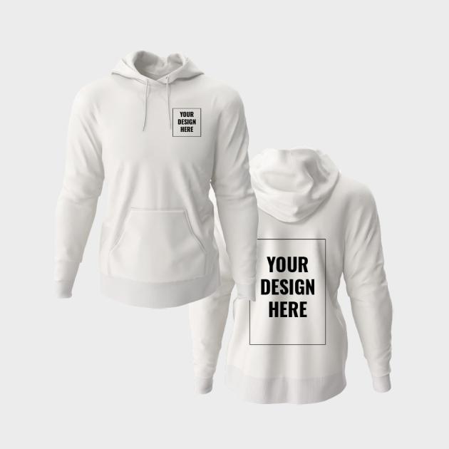 4″X4″ Custom Front & Back Hoodies