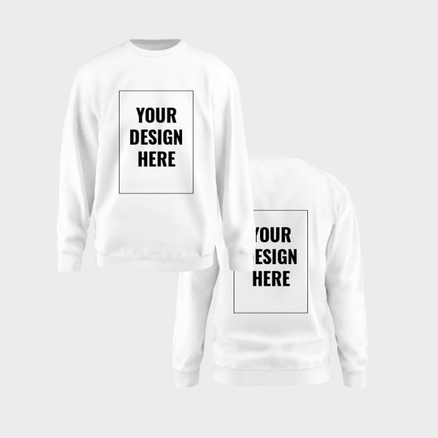 A4 Custom front & back Sweatshirts